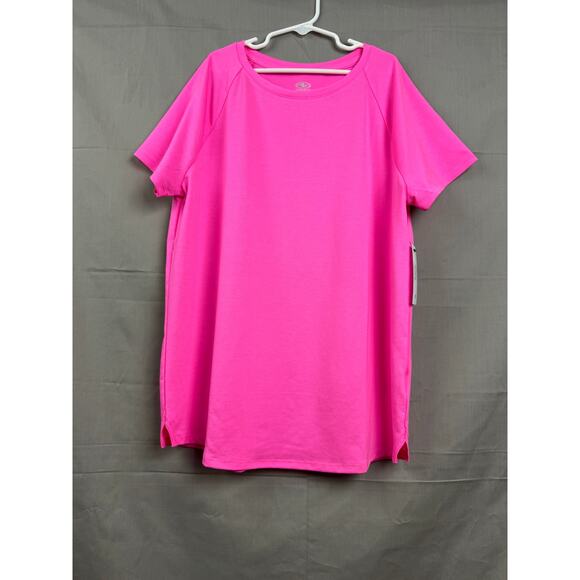 Athletic Works Girls Pink Passion Active Shirt, Size XXL (18) NWT - Picture 1 of 4